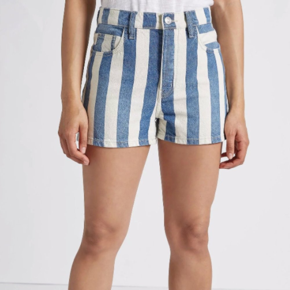 NEW Current/Elliott Stripe Shorts $198